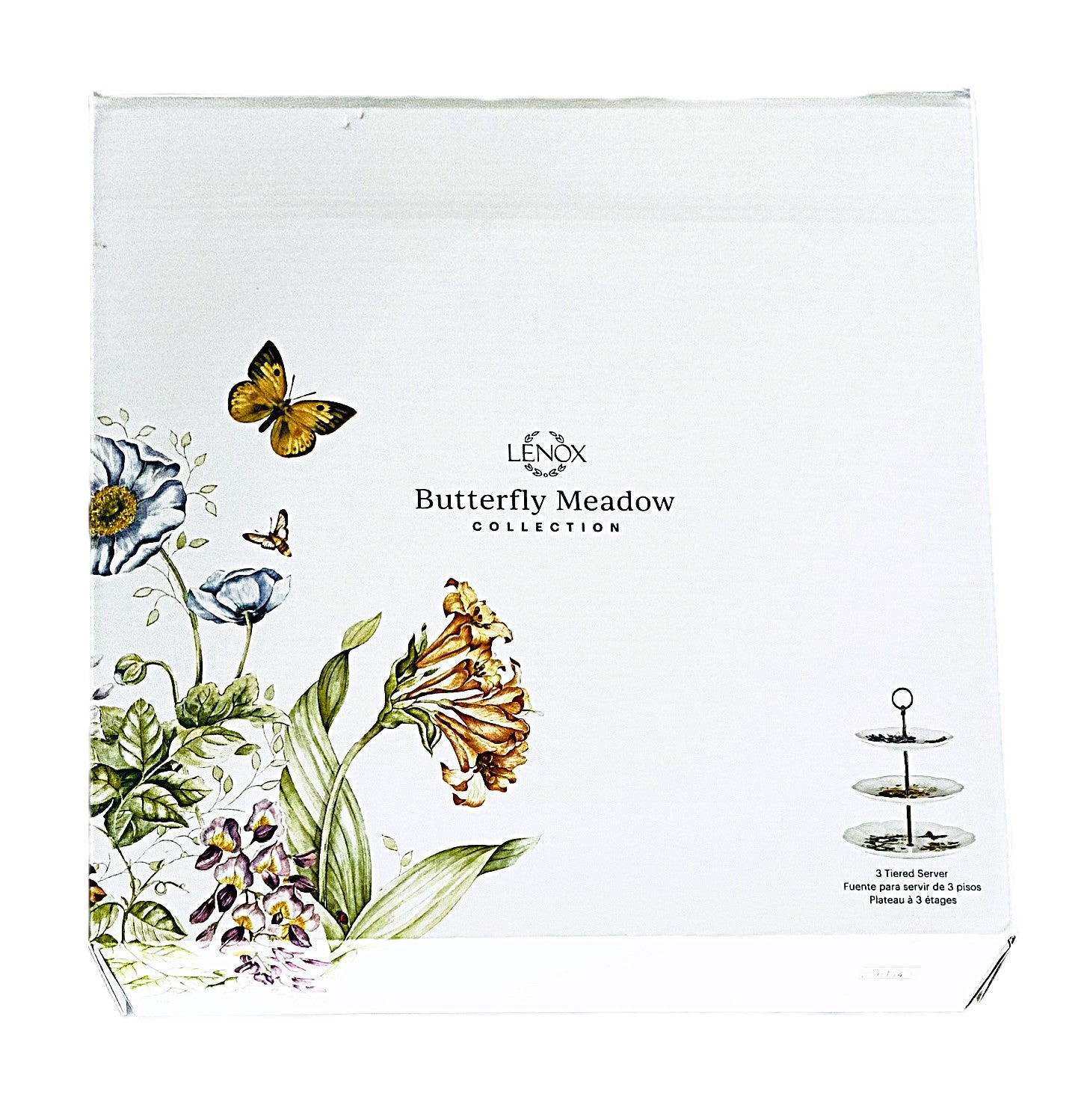 Lenox Butterfly Meadow 3-Tiered cake dessert Server