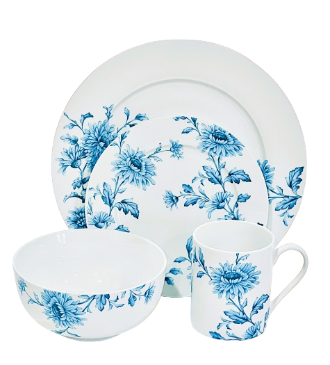 Vintage Denim 16 piece Dinner set by Portmeirion home Porcelain