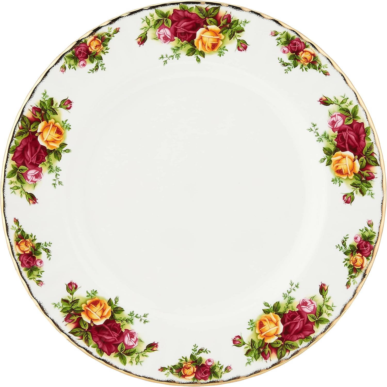Royal Albert Old Country Roses 12-Piece Dinnerware Set, service for 4