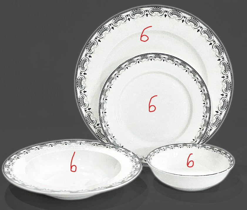 24 Piece dinner set Bone china