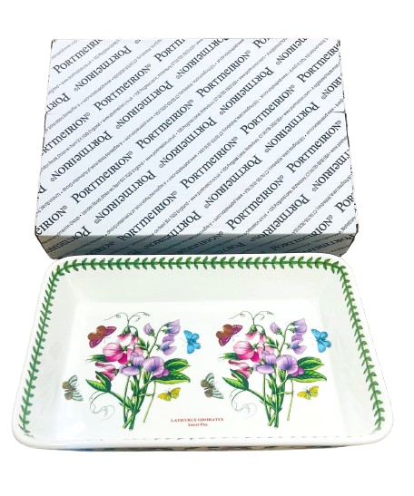 Portmeirion Botanic Garden Large Lasagne Baker Roaster Oblong 15"X11"