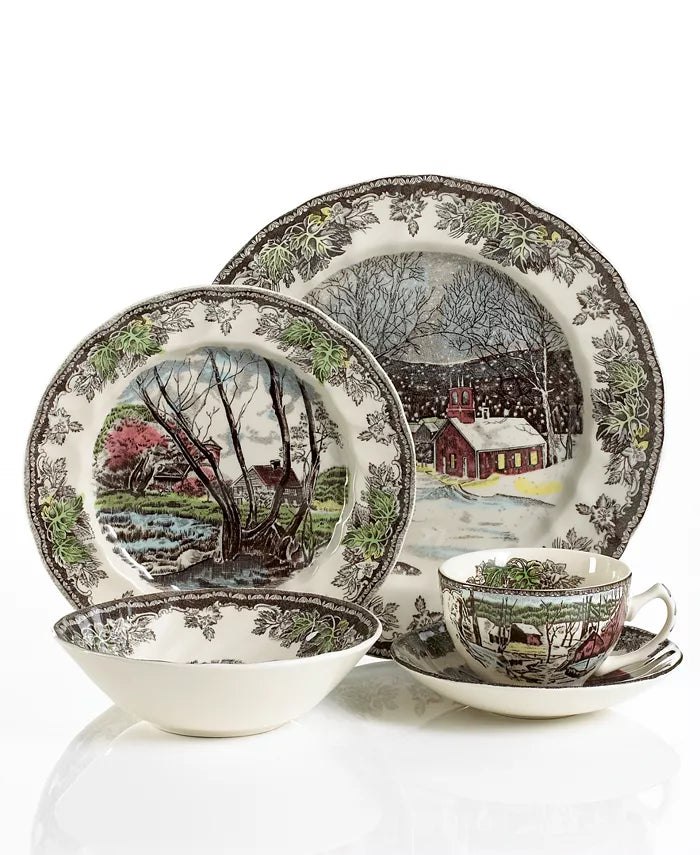 The Friendly Village by Johnson Brother 20 Piece Dinning set
