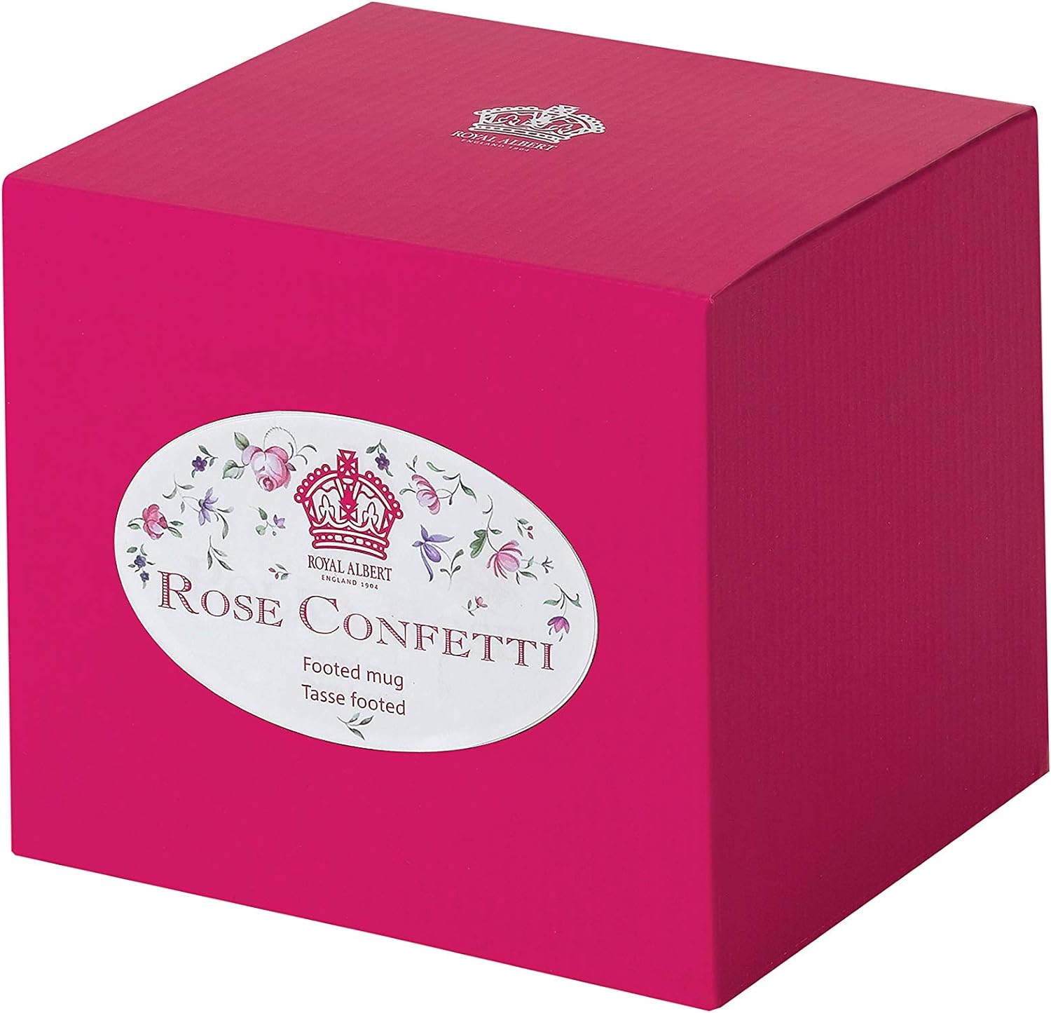Royal Albert Rose Confetti Mug Bone China 400-ml / 13.5-oz