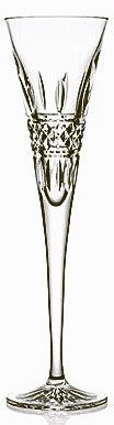 Clear glass Irish Lace flute