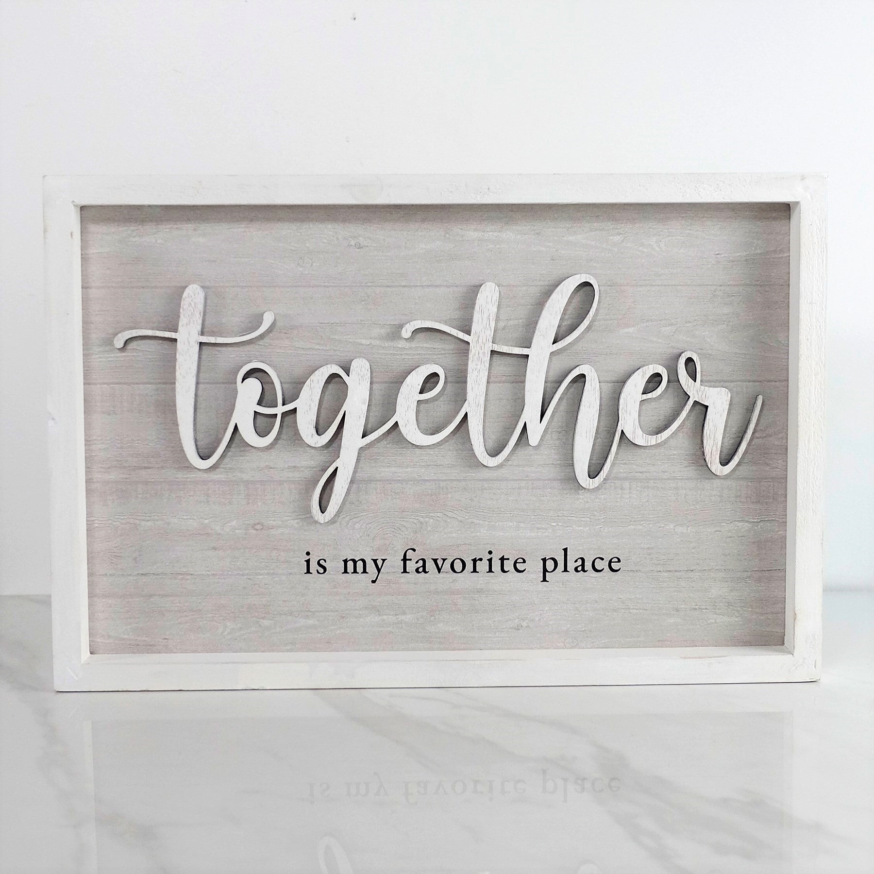 Together Is My Favorite Place Frame 6"x4"