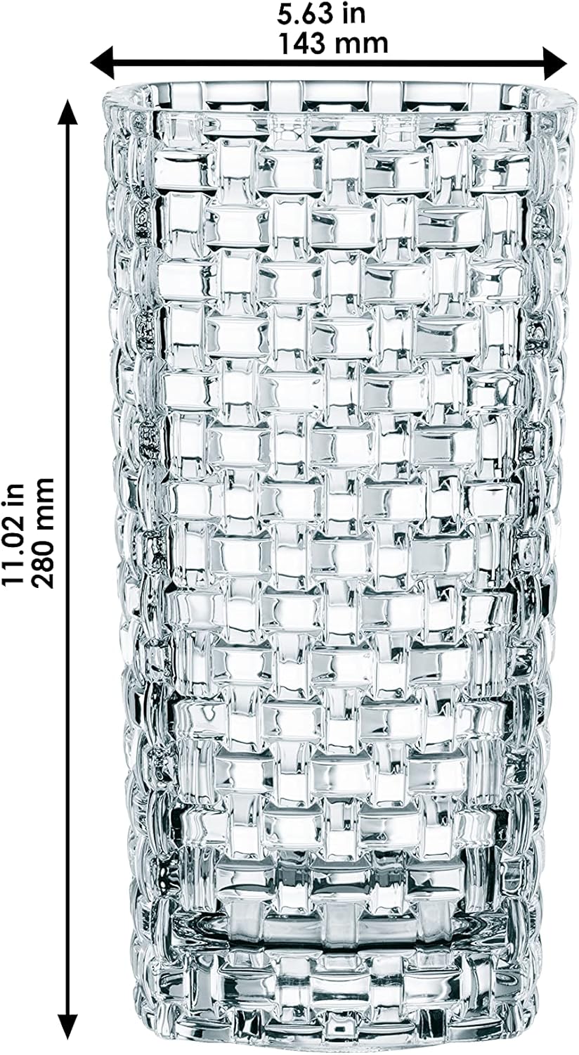 Nachtmann  Crystal Vase 28cm = 11" Bossa Nova collection