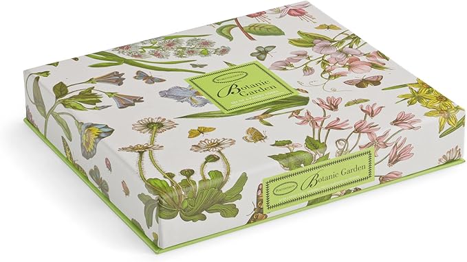 Portmeirion Botanic Garden Pastry Forks Set of 6 Forks with Assorted Floral Motifs 6"tall Made from Stainless Steel with Porcelain Handles