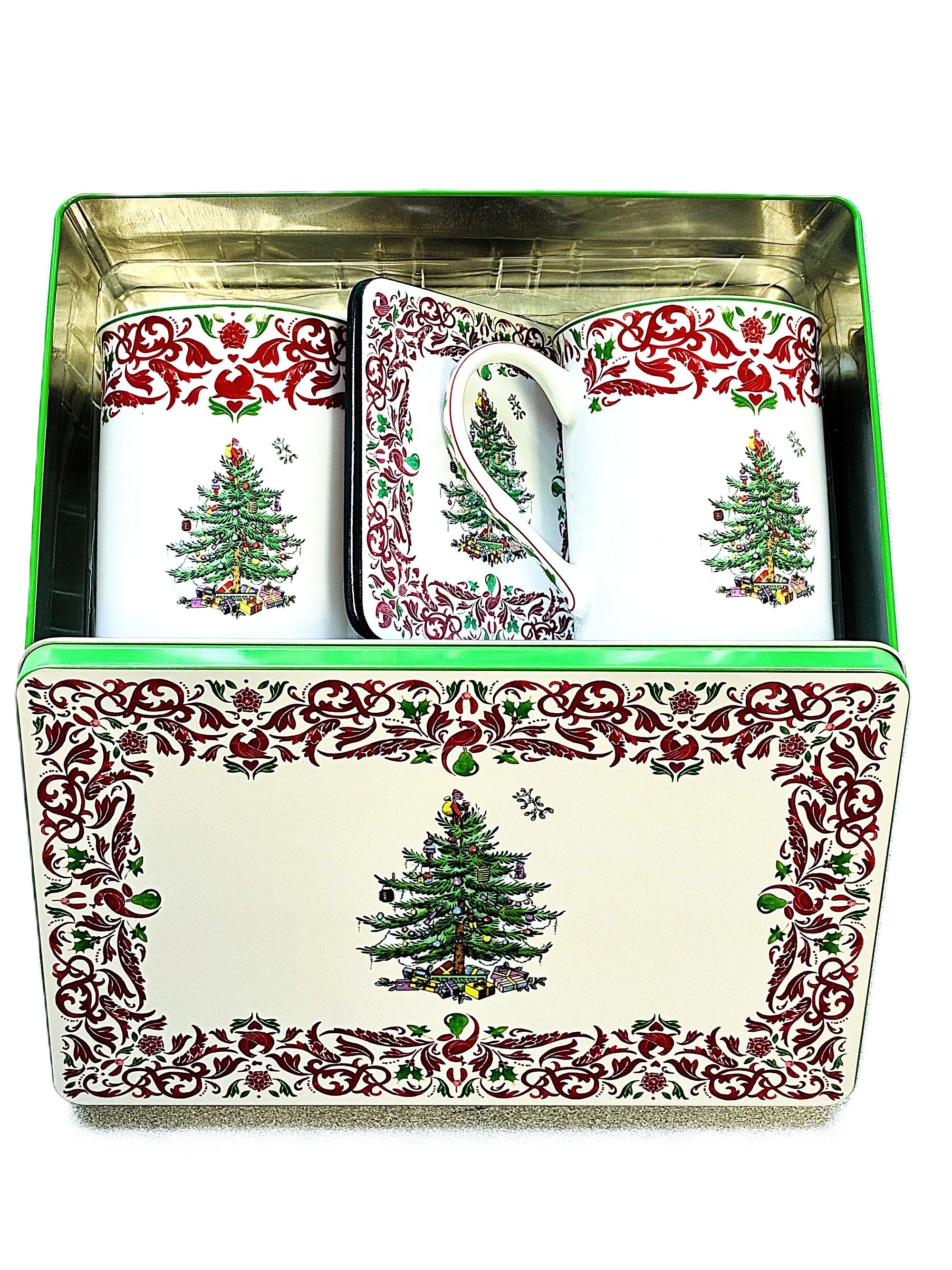 Spode Christmas Tree Mug 5 piece set New 2026 Holiday Season