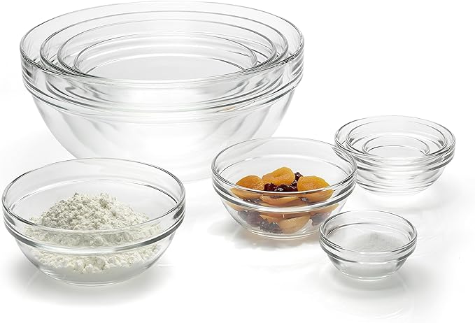 Luminarc Bowls Stackable Glass 10-Piece Set