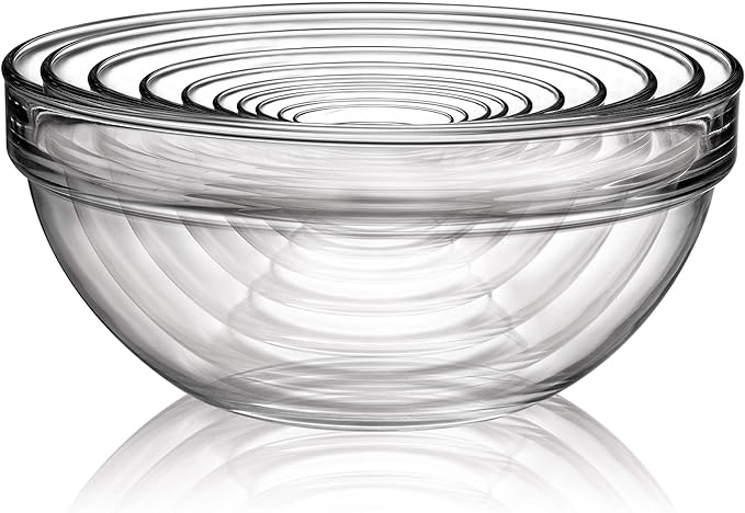 Luminarc Bowls Stackable Glass 10-Piece Set