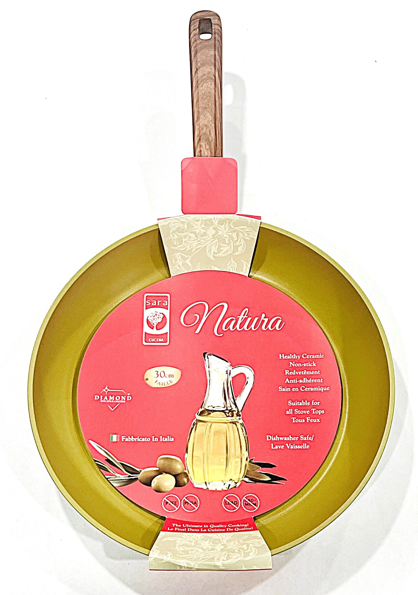 Frying pan Ceramic non stick 30cm Made in Italy