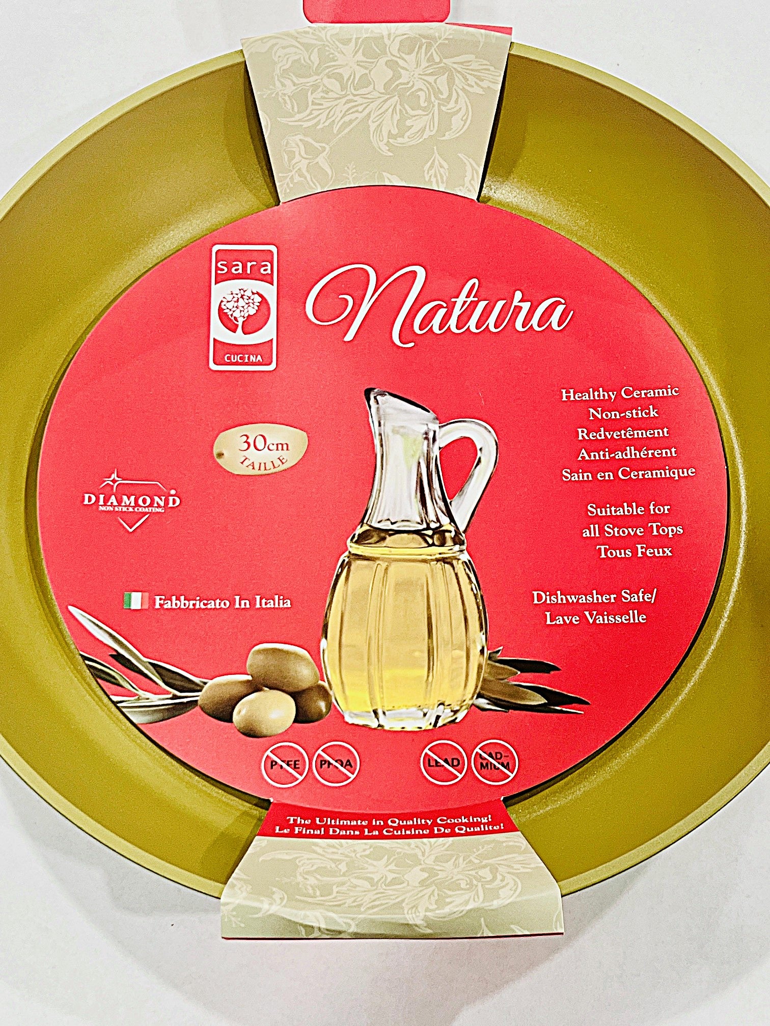 Frying pan Ceramic non stick 30cm Made in Italy