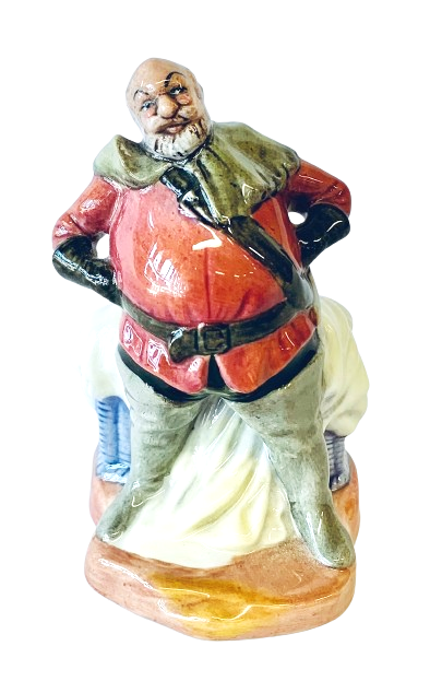 Royal Doulton Falstaff figurine hn3236 hand made and painted in England