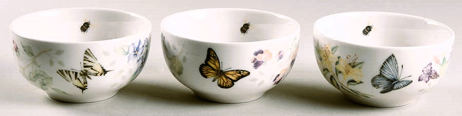 Lenox Butterfly Meadow Bowls Set of 3