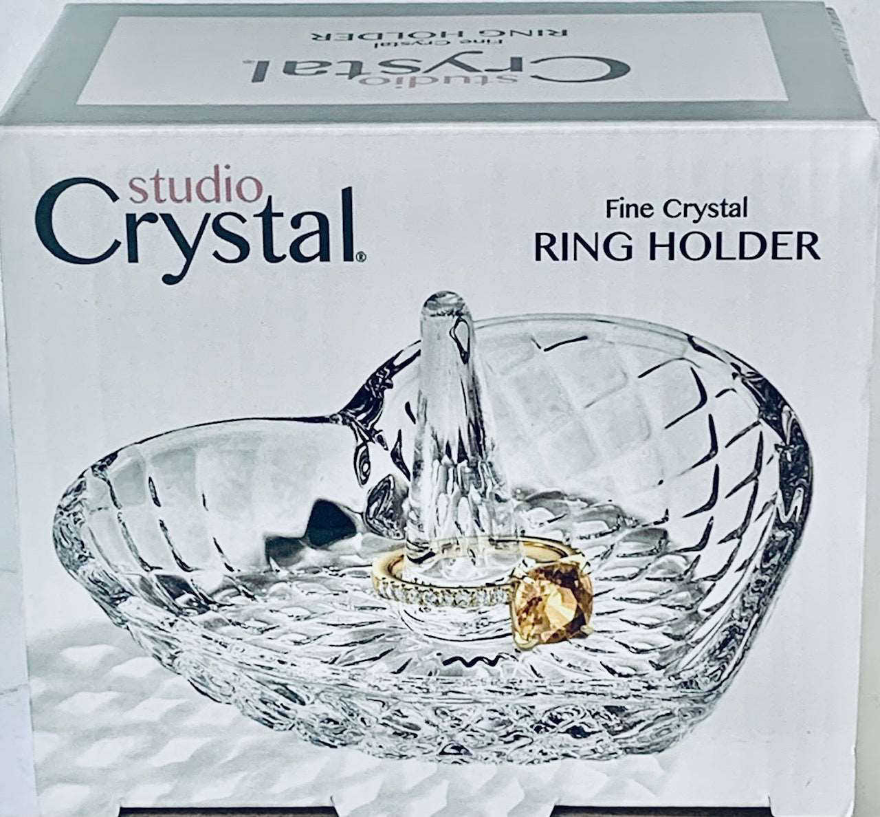 Fine Crystal Ring holder by Studio Crystal - Royal Gift