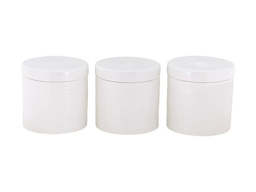 Maxwell & Williams Diamonds Canisters 600ml - Set of 3