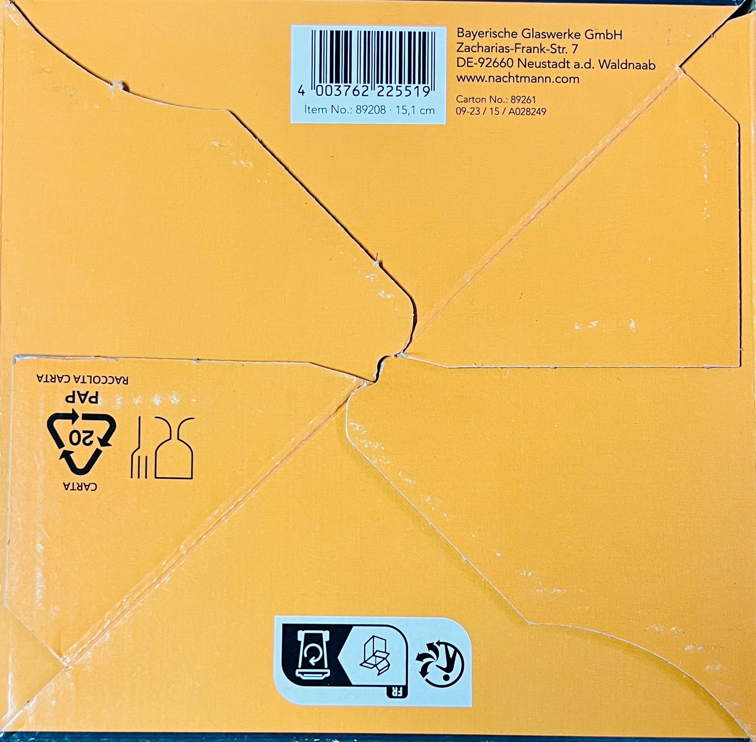 Noblesse Hi ball long-drink 4 Crystal Glasses 14-OZ. 395-ML  by Nachtmann Germany 6” tall