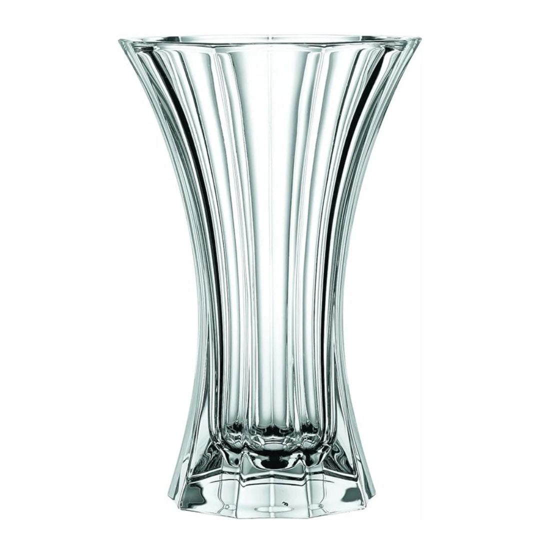 Nachtmann Saphir Vase Crystal 27CM=10.6"tall, made in Germany