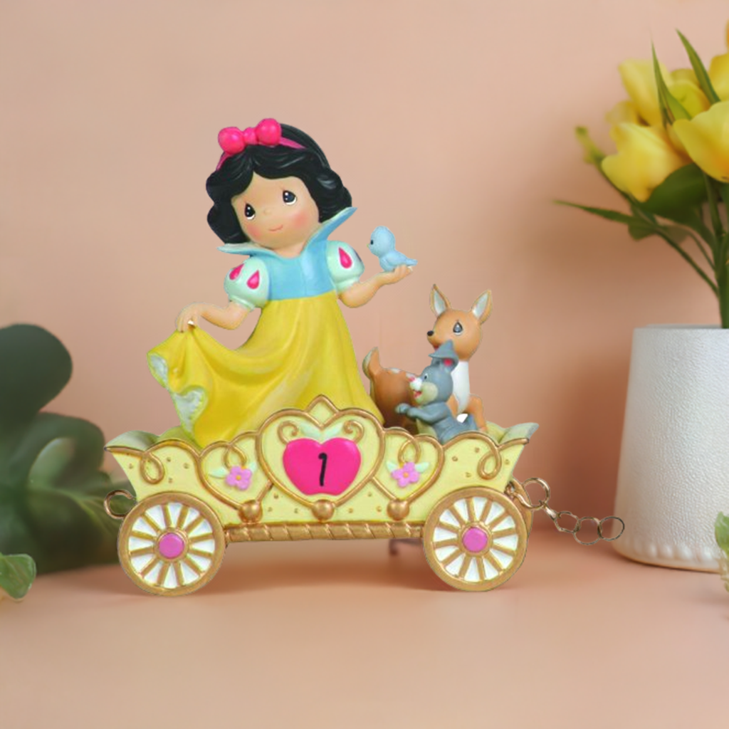 Precious Moments Birthday Parade age 1 Snow white, May Your Birthday Be The Fairest of Them All, Resin Figurine