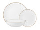 Maxwell & WIlliams White Gold Coupe Dinner Set 12-piece
