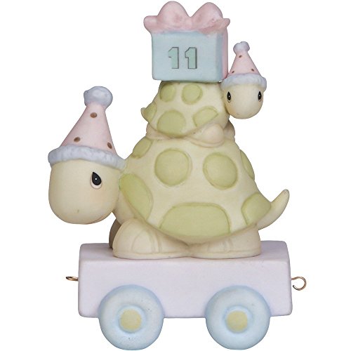 Precious Moments Birthday Train Age 11 “Take Your Time It's Your Birthday”, 142031 Porcelain Figurine - Royal Gift