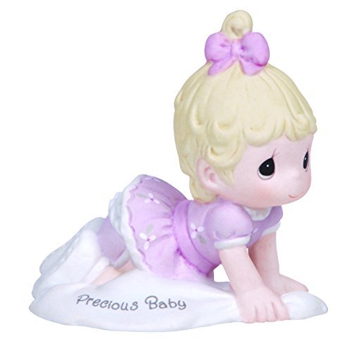Precious Moments baby Girl Birthday Gifts, Growing in Grace, 133023 Porcelain Figurine - Royal Gift