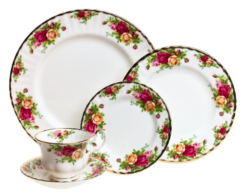Royal Albert Old Country Roses 5-Piece Place Setting, Service for 1 - Royal Gift