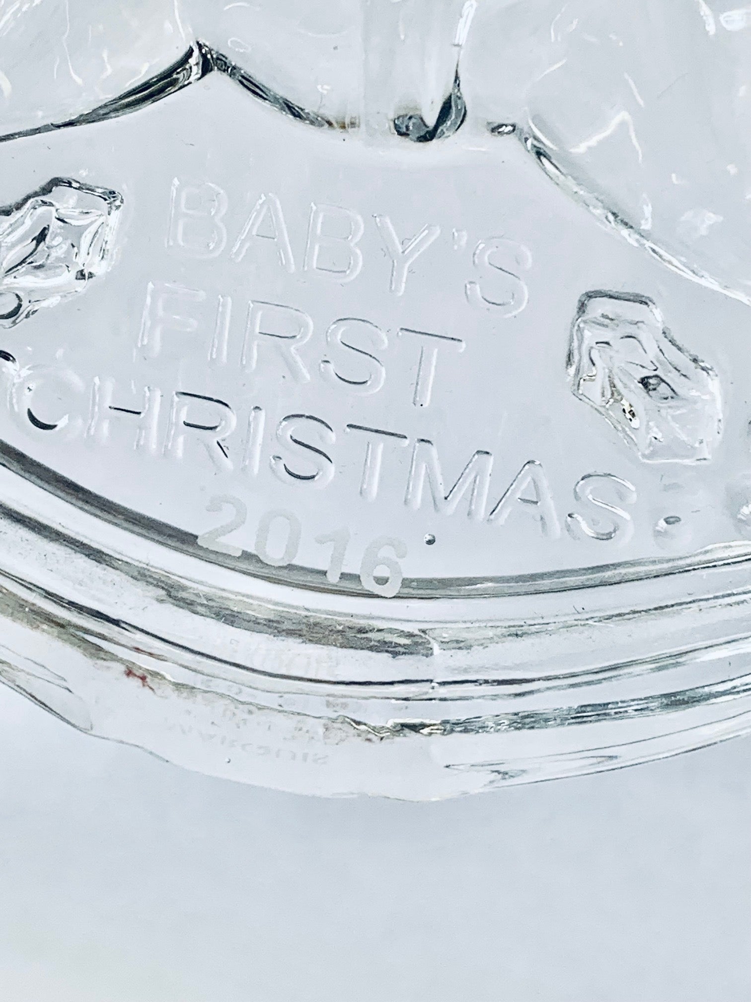 Waterford Baby's 1st Christmas Crystal Ornament 2016 - Royal Gift