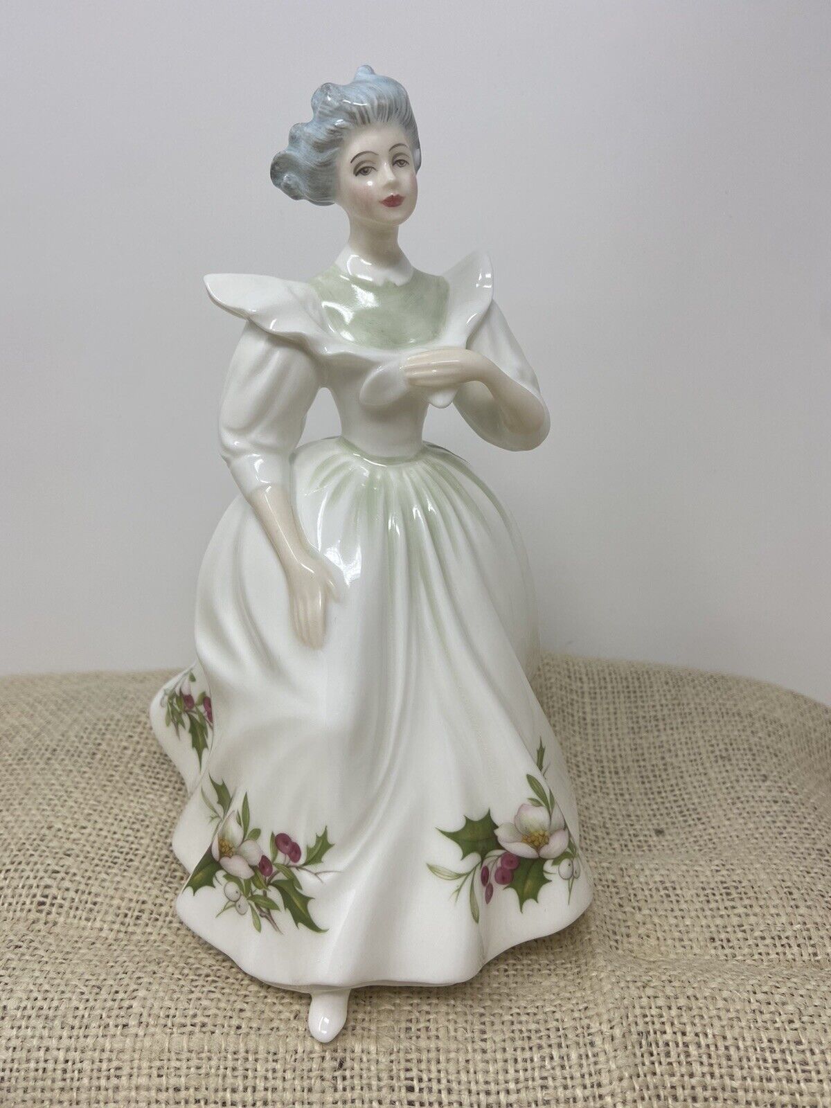 Royal Doulton December Bone China Figurine - Handmade and Hand painted in England - HN2696 - Royal Gift