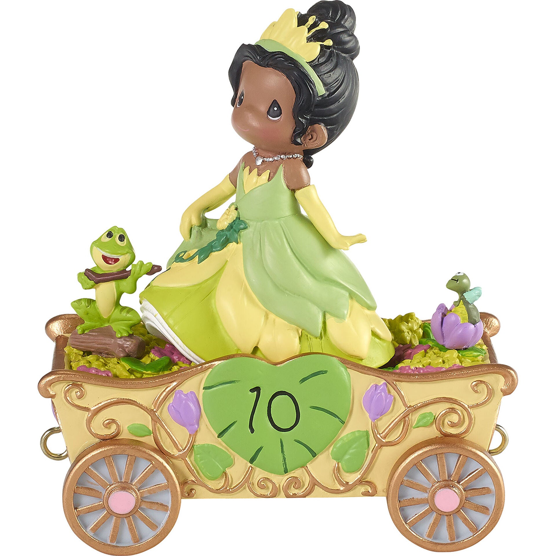 Precious Moments Disney Birthday Parade - Age 10th Birthday - Princess Tiana  - Resin figurine - Royal Gift