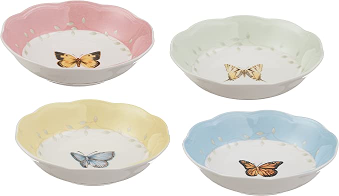 Lenox Butterfly Meadow Fruit bowl, Set of 4 - Royal Gift