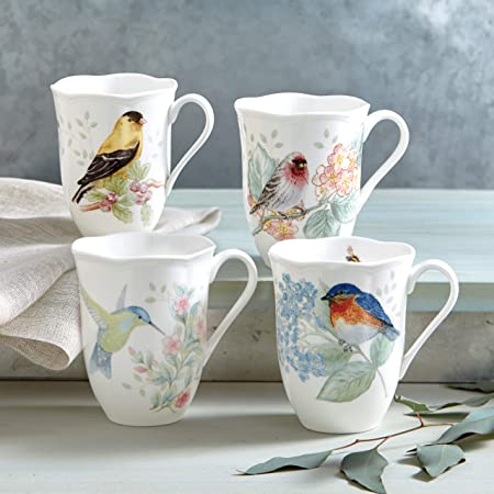 Lenox Butterfly Meadow Mug set of 4 Flutter - Royal Gift