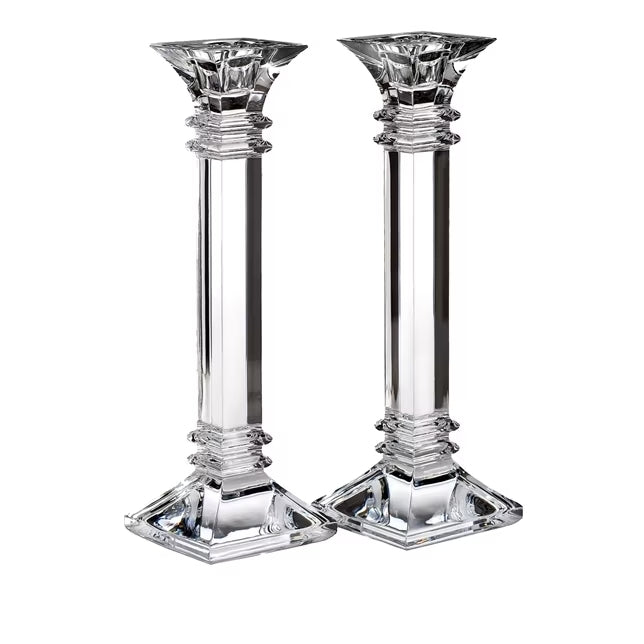 Waterford Treviso 10" Candlestick Pair Marquis collection - Royal Gift