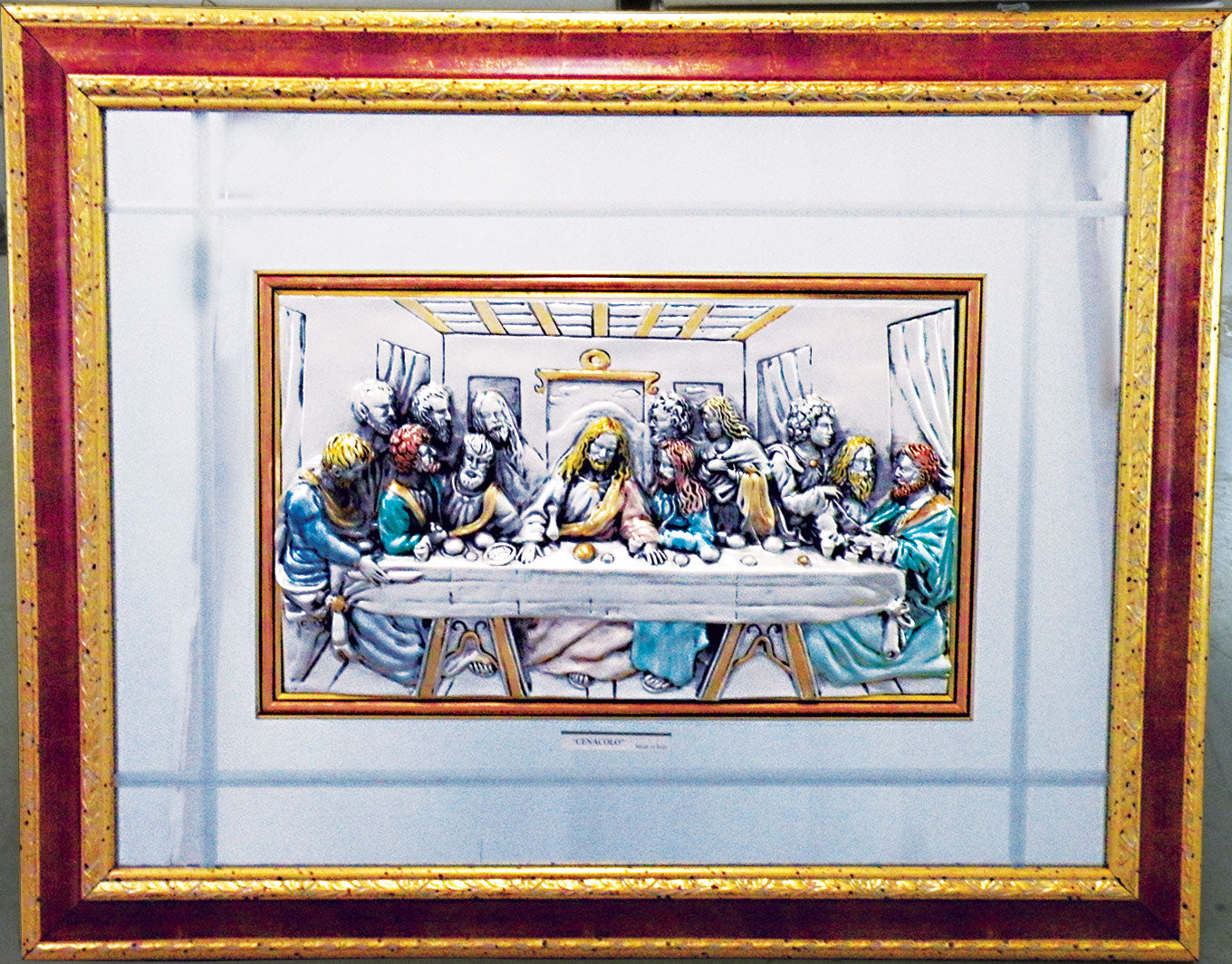 The Last Supper Mirrored Silver Photo Frame - Royal Gift
