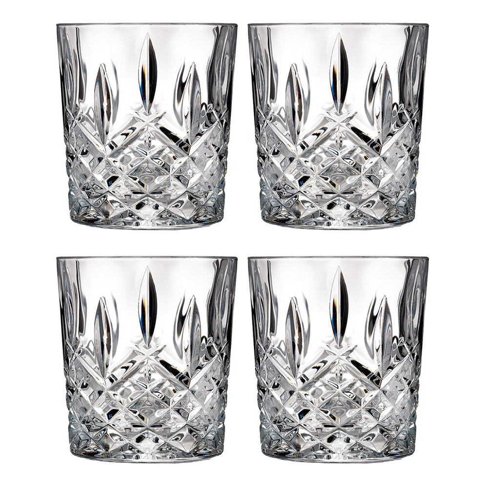 Waterford Markham Double Old Fashion set of 4 Crystal the Marquis Collection - Royal Gift