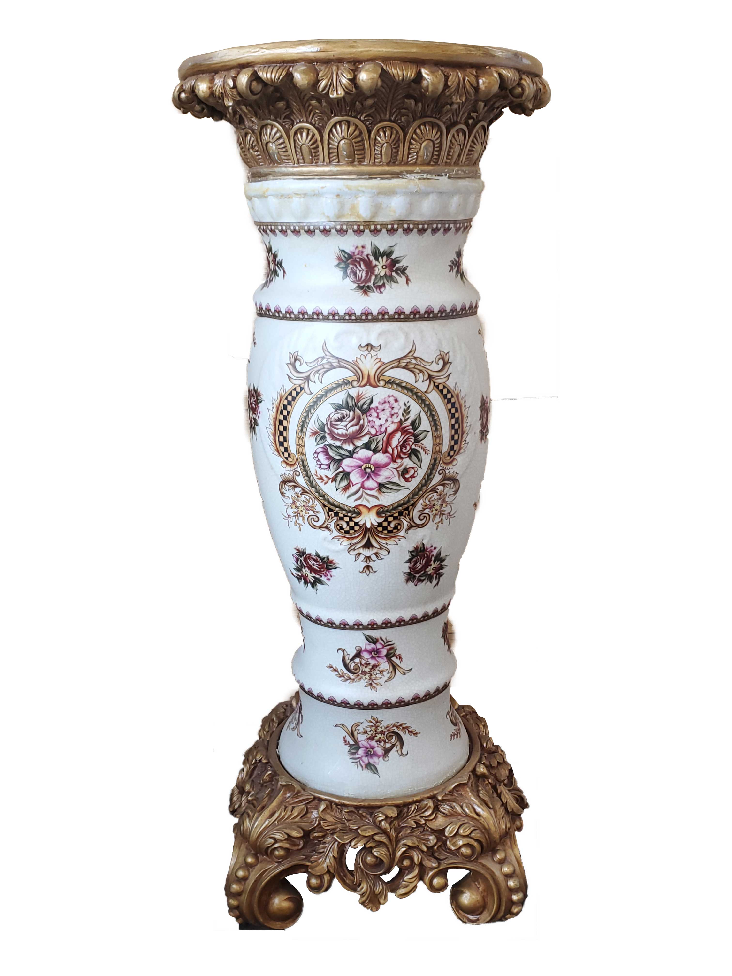 Ceramic Decorative Pillar 31" - Royal Gift