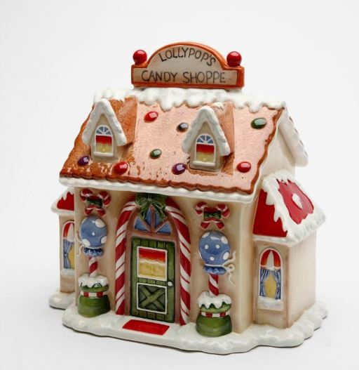 Cosmos Santa's Village Candy Jar - Royal Gift