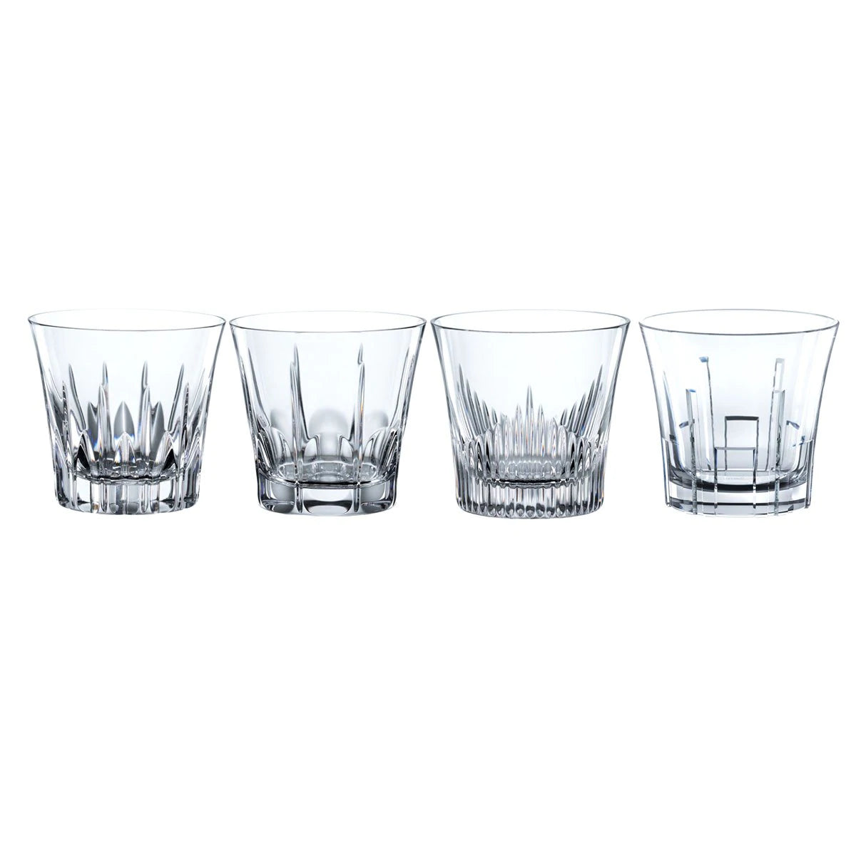 Classix Double Old Fashioned Glasses by Nachtmann  Set of 4 - 11-OZ - Royal Gift