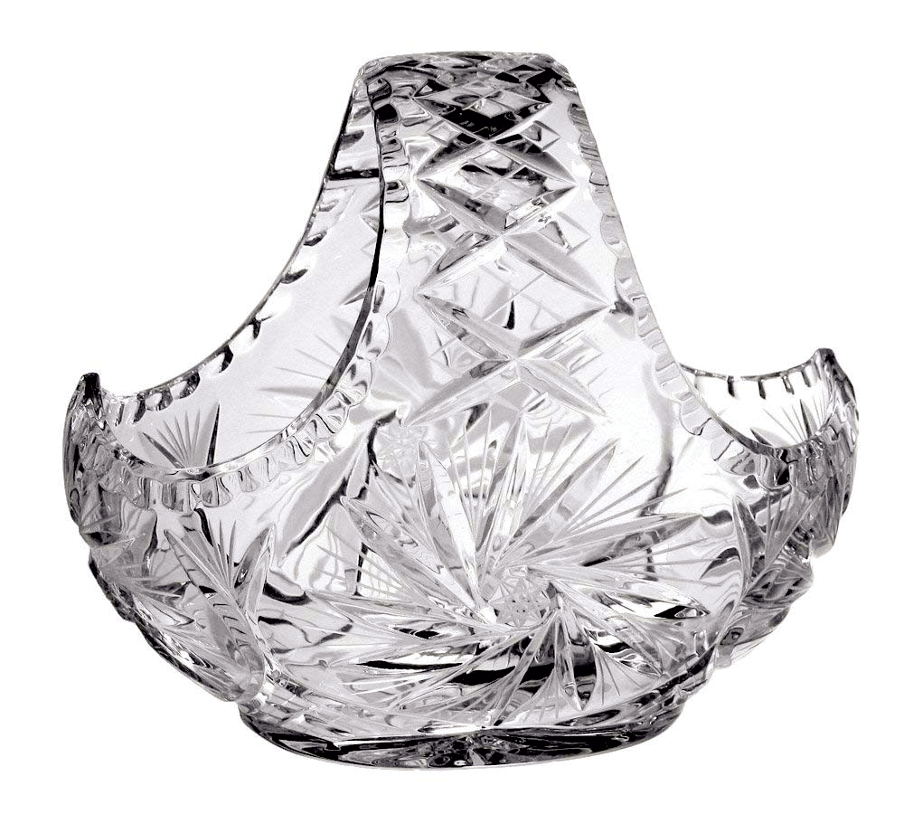 Pinwheel Crystal Basket 20CM - Royal Gift