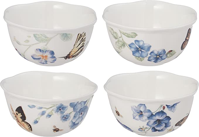 Lenox butterfly meadow 4 bowls, 12-OZ Each - Royal Gift