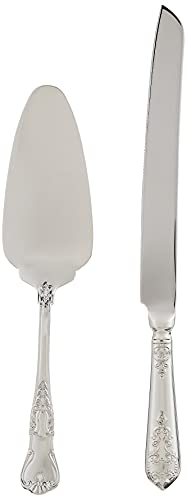 Wallace Luxe Cake Knife and Server Set 18/10 Stainless Steel - Royal Gift