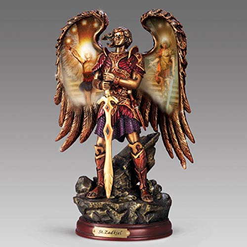 Archangel Zadkiel 8.5" Tall from Bradford Exchange - Royal Gift