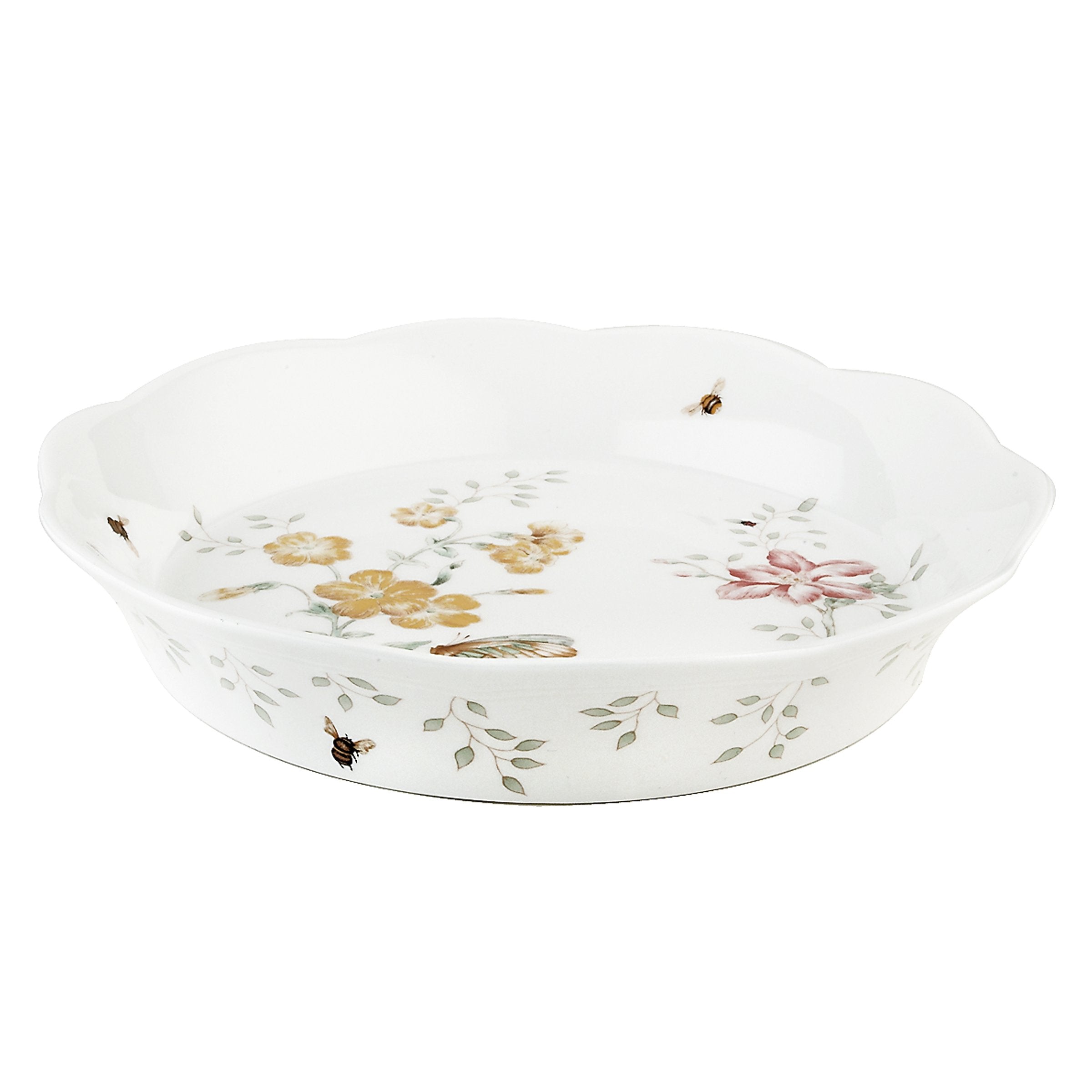 Lenox Butterfly Meadow Pie Dish 9.5" - Royal Gift