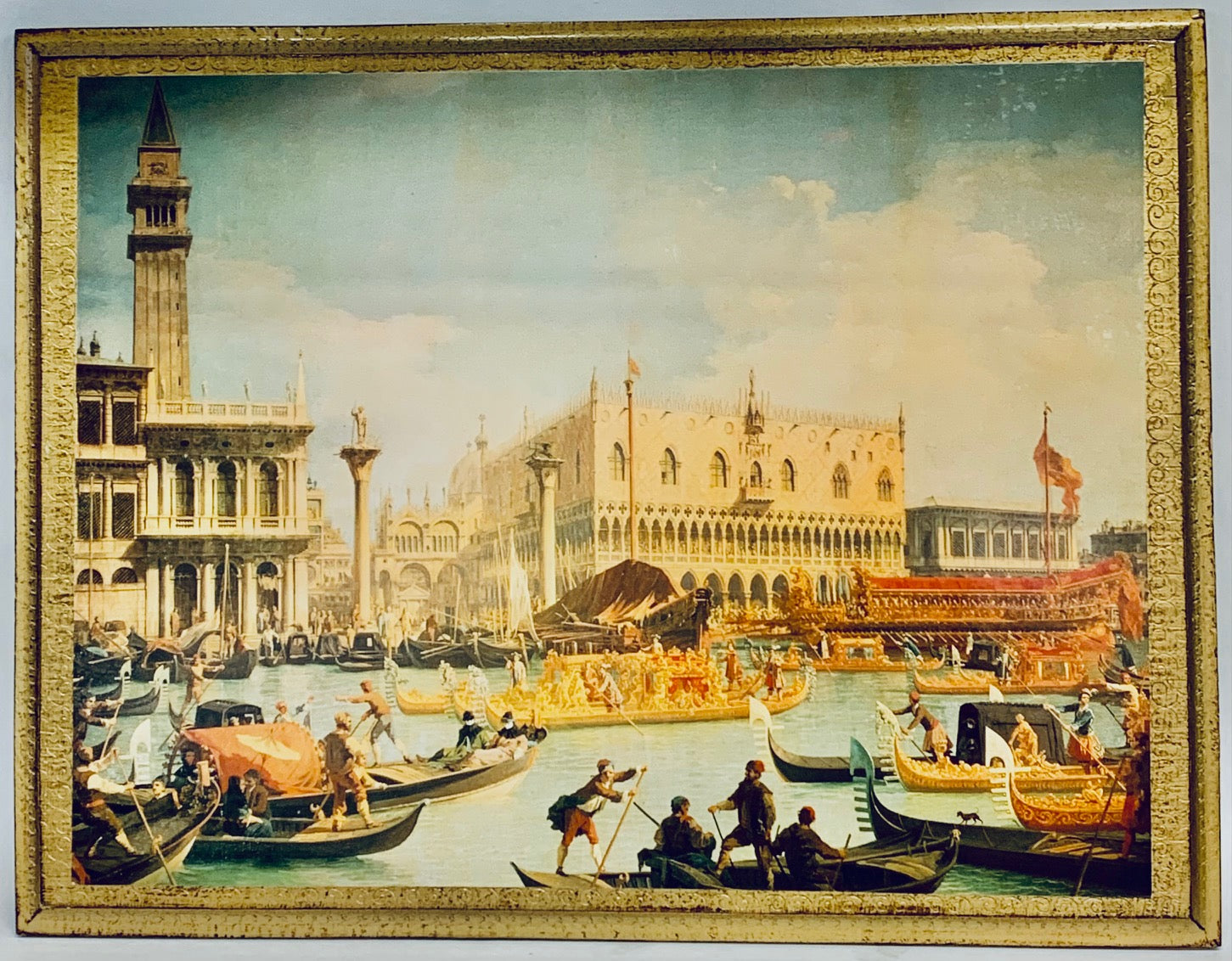 Venice Wall Art, 15" X 20", Made in Italy on Florentine wood from Florence - Royal Gift