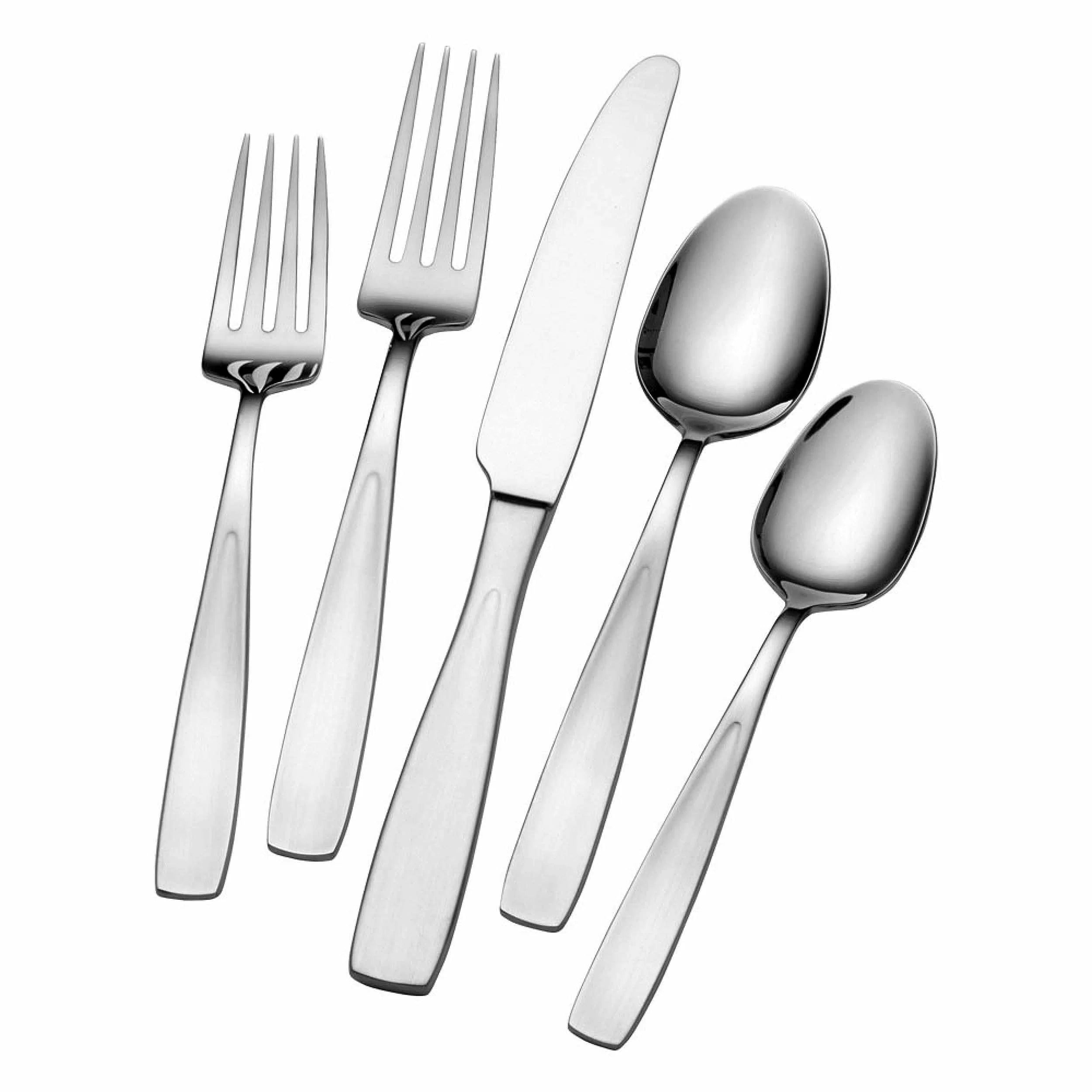 Towle Dario 45 Piece set 18/10 Stainless Steel, Service for 8 plus 5 piece hostess set - Royal Gift