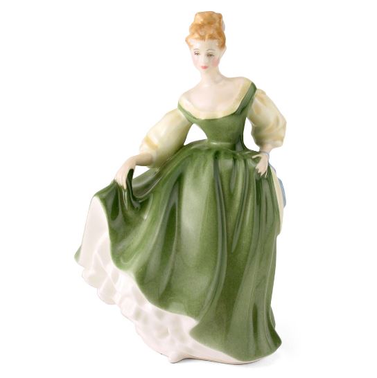Royal Doulton Fair Lady Green HN2193 Bone China Hand made and Painted in England - Royal Gift