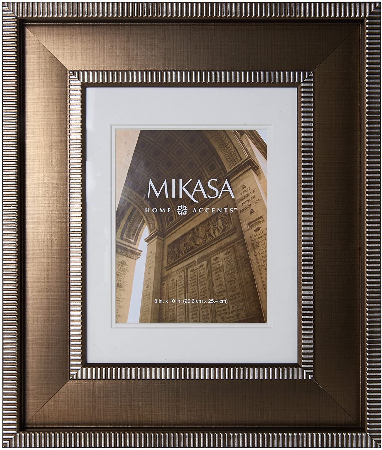 Mikasa Picture Frame Striped 8" x 10" - Royal Gift