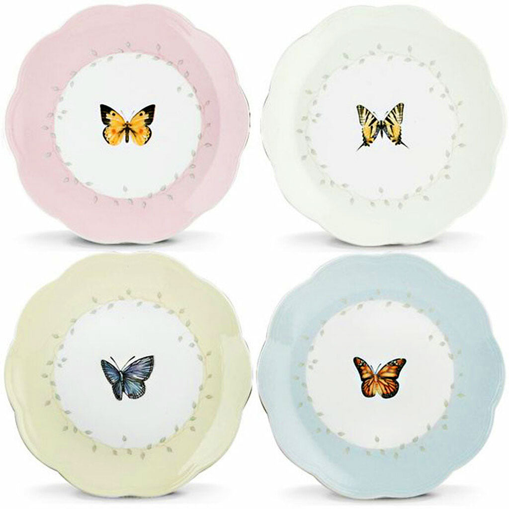 Lenox Butterfly Meadow Classic Dessert 4 Piece Set #6444731 - Royal Gift