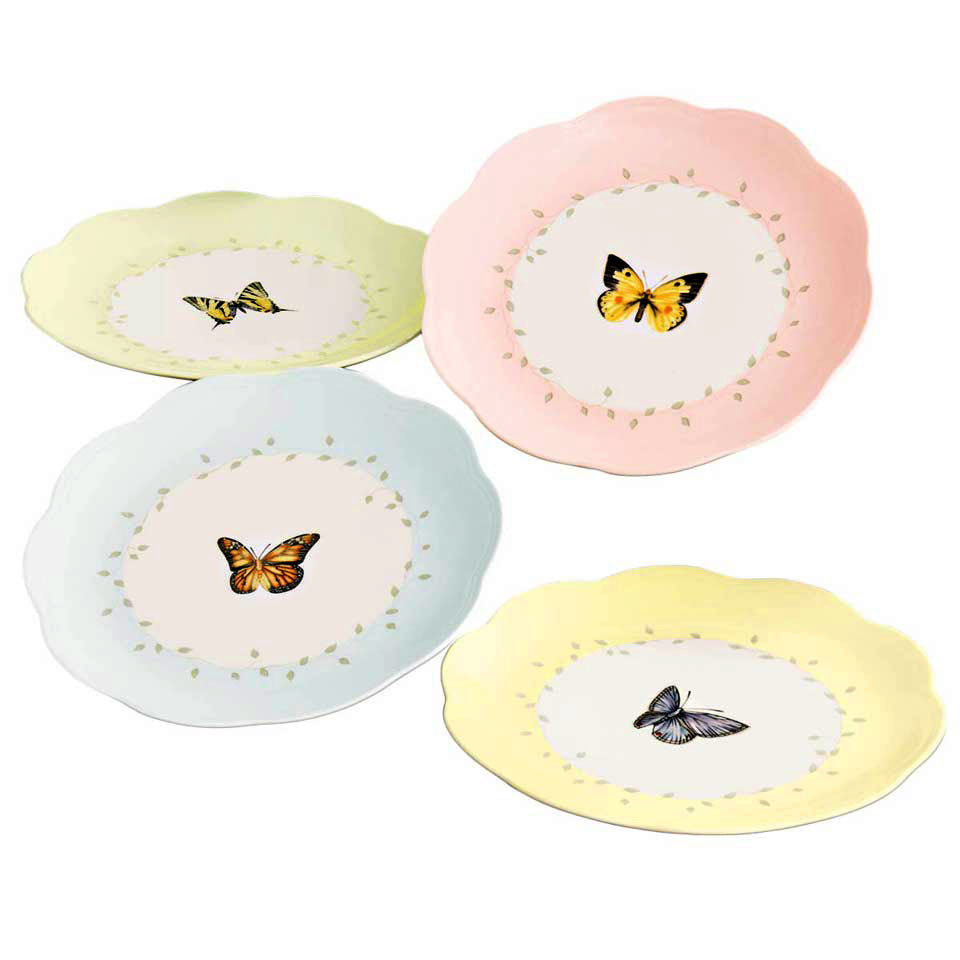 Lenox Butterfly Meadow Classic Dessert 4 Piece Set #6444731 - Royal Gift