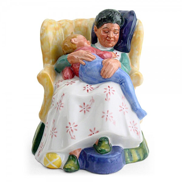 Royal Doulton Sweet Dreams Figurine (Grandmother with Baby) HN2380 - Royal Gift